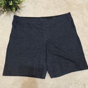 Eddie Bauer Blue Casual Lounge Shorts with Drawstring, Size XXL